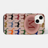 Coque Pour iPhone 14 Chats pour ajouter les initiales (Verso Horizontal)