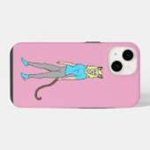 Coque Pour iPhone 14 chatte fille (Verso Horizontal)
