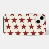 Coque Pour iPhone 14 Cherry Red Chic Aesthetic Star (Verso Horizontal)