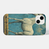 Coque Pour iPhone 14 🐎 Cheval Céleste (Verso Horizontal)
