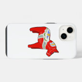 Coque Pour iPhone 14 Cheval dalécarlien (Verso Horizontal)