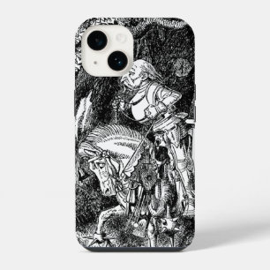 Coque Pour iPhone 14 Chevalier Blanc d'Alice au Pays des Merveilles Vin