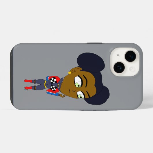 Coque Pour iPhone 14 chibi (Verso Horizontal)