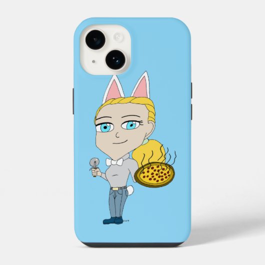 Coque Pour iPhone 14 chibi (Verso)
