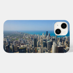 Coque Pour iPhone 14 Chicago De Au-Dessus Coque-Mate coque iphone
