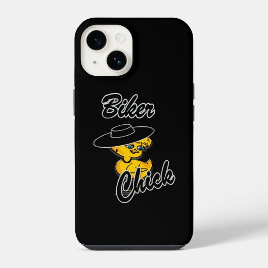 Coque Pour iPhone 14 Chick de vélo #4 (Verso)