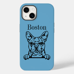 Coque Pour iPhone 14 Chien de Boston Terrier