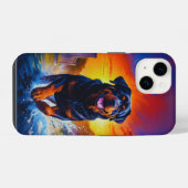 Coque Pour iPhone 14 Chien Rottweiler Rottie (Verso Horizontal)