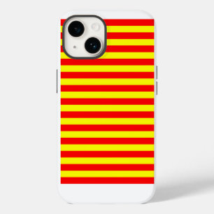 Coque Pour iPhone 14 chine kirghizistan espagne drapeau bandes rouge ja