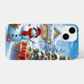 Coque Pour iPhone 14 Christmas phone case (Verso Horizontal)
