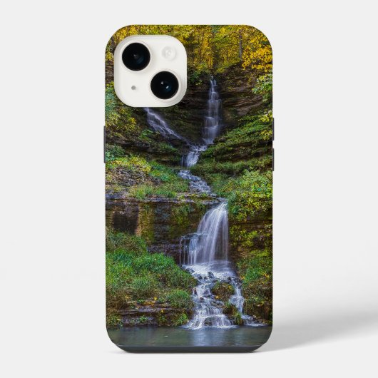 Coque Pour iPhone 14 Chutes de Thunder Painterly (Verso)