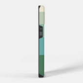 Coque Pour iPhone 14 Cinq nuances de bloc vert (Côté droit)