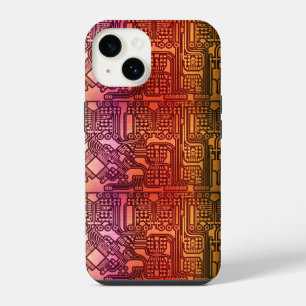 Coque Pour iPhone 14 Circuit de Steampunk