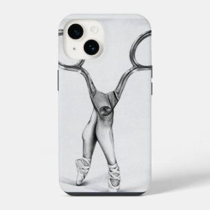Coque Pour iPhone 14 Ciseaux de danse de ballet Ballerine Surréaliste É