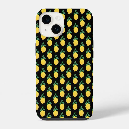 Coque Pour iPhone 14 Citron simple (Verso)