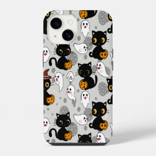 Coque Pour iPhone 14 Citrouille aux pattes de fantôme effrayant