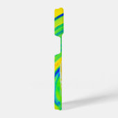 Coque Pour iPhone 14 Citrus psychédélique Pop Art avec Initiales (Côté droit)