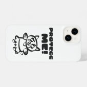 Coque Pour iPhone 14 Clingy Kitty Coque iphone (Verso Horizontal)