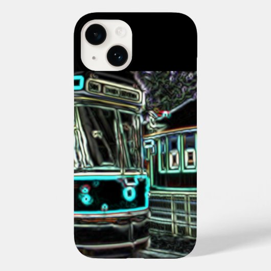 Coque Pour iPhone 14 CLRV Neon à stn iPhone 14 coque (Verso)