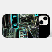 Coque Pour iPhone 14 CLRV Neon à stn iPhone 14 coque (Verso (horizontal))