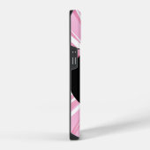 Coque Pour iPhone 14 Cochon de Ninja rose (Côté droit)