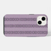 Coque Pour iPhone 14 CODE BINAIRE sur n'importe quelle couleur (Verso Horizontal)