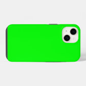 Coque Pour iPhone 14 Code hexadécimal du vert néon 00FF00 Étui Samsung (Verso Horizontal)