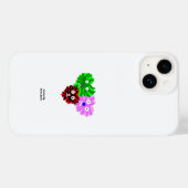 Coque Pour iPhone 14 Coeur Fuzzies Apple iPhone 14 Coque (Verso (horizontal))