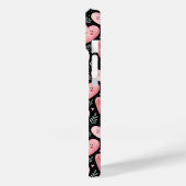 Coque Pour iPhone 14 Coeurs kawaii rose mou iPhone / coque ipad (Verso / Gauche)