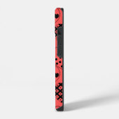 Coque Pour iPhone 14 Coeurs répétitifs (Côté gauche)