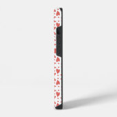 Coque Pour iPhone 14 Cœurs rouges de la Saint-Valentin (Côté gauche)