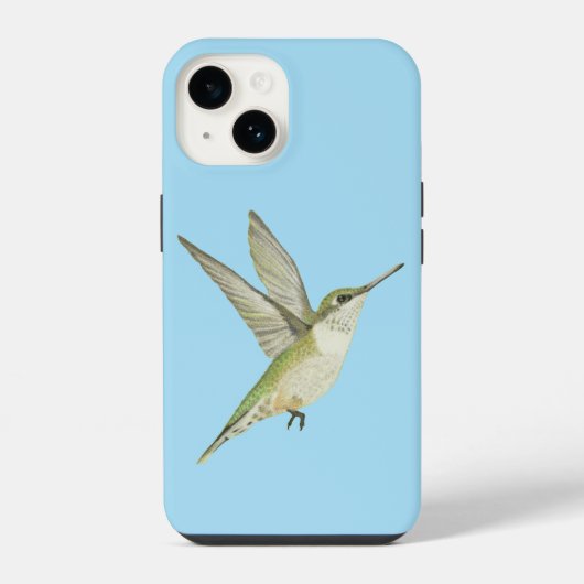 Coque Pour iPhone 14 Colibri (Verso)