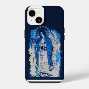 Coque Pour iPhone 14 Collage de Notre-Dame de Guadalupe