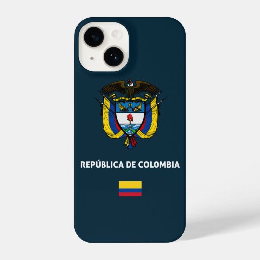 Coque Pour iPhone 14 Colombia passport phone case (Verso)