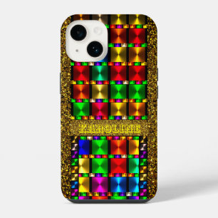 Coque Pour iPhone 14 Coloré Tendance Élégant