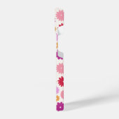 Coque Pour iPhone 14 Colorful Blooms Repeat Pattern (Côté gauche)