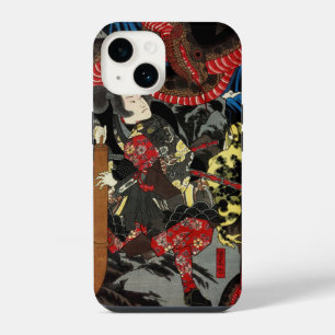 COQUE POUR iPhone 14 COMBAT DE SAMOURAÏ CONTRE UN MONSTRE