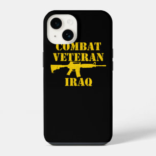 Coque Pour iPhone 14 Combat vétéran Irak Fière militaire