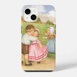Coque Pour iPhone 14 Comptines de Mère l'Oie vintage Georgie Porgie