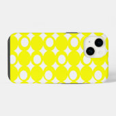 Coque Pour iPhone 14 Conception de boule mod jaune @ Emporio Moffa (Verso Horizontal)