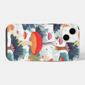 Coque Pour iPhone 14 Conception de champignon et d'arbre (Verso Horizontal)
