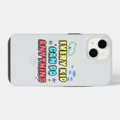 Coque Pour iPhone 14 Conception de déclaration de typographie en gras p (Verso Horizontal)