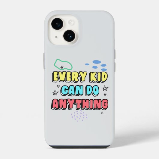 Coque Pour iPhone 14 Conception de déclaration de typographie en gras p (Verso)