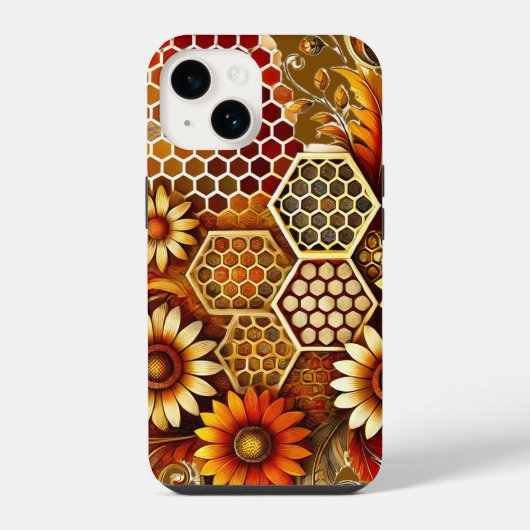 Coque Pour iPhone 14 Conception de l'apiculture | Coque iPhone 14 (Verso)