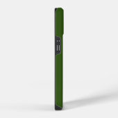 COQUE POUR iPhone 14 CONCEPTION DE LETTRE C EN MONOGRAMME FLEURI VERT É (Côté droit)
