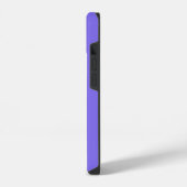 Coque Pour iPhone 14 Conception de monogramme initial rose violet perso (Côté gauche)