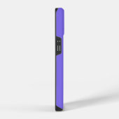Coque Pour iPhone 14 Conception de monogramme initial rose violet perso (Côté droit)
