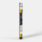 Coque Pour iPhone 14 Conception de Patchwork adorable, Motif Joueur (Côté droit)