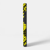 Coque Pour iPhone 14 Conception de patchwork de motifs mixtes jaune noi (Côté gauche)