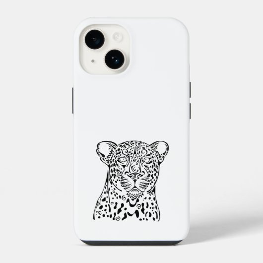 Coque Pour iPhone 14 Conception Léopard "Hosana” (Verso)